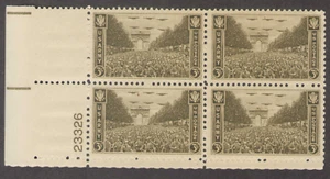 US. 934. 3c. US Army in WW ll. PB4 #23326 LL. MNH. 1945 - Picture 1 of 2