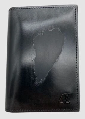 Carteira bifold vertical preta masculina Christian Louboutin - Imagem 1 de 4