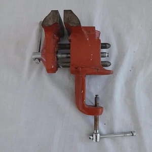 Tornillo de banco de mesa de borde de esquina 250 2-1/2" 2,5 abrazadera rojo sin marca - Imagen 1 de 7