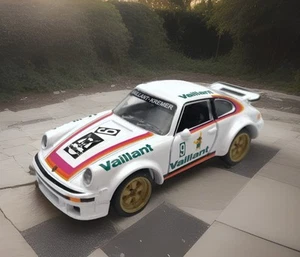 Majorette Porsche 934 Vaillant Premium Deluxe Cars White Race Car 🆕 - Picture 1 of 9