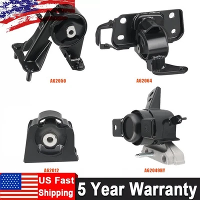 4x Engine Motor & Trans Mount for Toyota RAV4 2006 2007 2008 L4 2.4L Petrol 2WD - Image 1 of 4