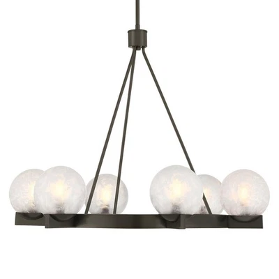 Savoy House 1-1014-6 Darien 6 Light 32"W Chandelier - Bronze - Image 1 of 4