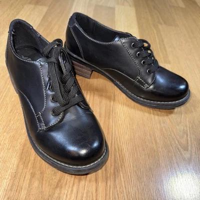 Eastland Trish Zapatos de Tacón Oxford para Mujer 6.5 Dark Academia Y2K Negro Foto 1 de 4