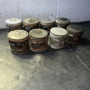 8 Ford O9T ABC Over Dome Top Pistons 1930’s-40’s - Picture 1 of 13