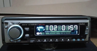 CLARION AX513R radio, cassette deck, 4x50 watt,preout + cd-changer CLARION DC628 - Immagine 1 di 4