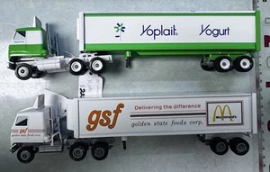 Winross 1/64 Diecast Yoplait / GSF McDonald’s 2 Semi Truck/Trailers - Picture 1 of 7