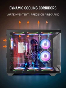 Customiz Gaming PC ARGB i7 E5 8Core 128GB RAM 400GB SSD 4TB RX6900XT WIN11 WIFI6 - Picture 1 of 16