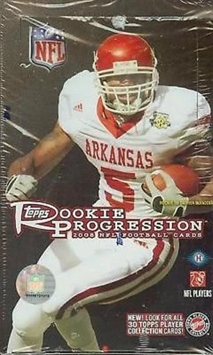 2008 TOPPS ROOKIE PROGRESSION HOBBY FOOTBALL BOX 20 PACKS, 5 CARDS PER PACK - Image 1 of 1