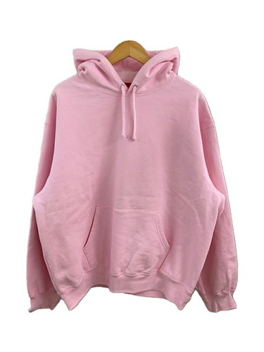 Felpa Supreme con cappuccio L cotone rosa usata