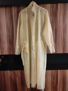 HANDMADE LATEX RUBBER OVERCOAT SEVERAL COLOR S M L XL 2XL 3XL 4XL POLAND - Picture 1 of 18