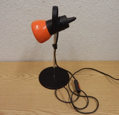 Retro Tischlampe Leuchte Schreibtischlampe Spot Metall Chrom - Bild 1 von 4