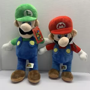 "Super Mario y Luigi 2018/19 peluche grande 16"" y 14"" Super Mario con etiquetas" - Imagen 1 de 6