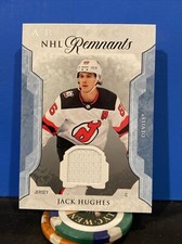 2023/24 UPPER DECK ARTIFACTS JACK HUGHES Jersey RELIC PATCH Game Used DEVILS