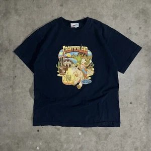 Vintage Toy Story Disney World T-Shirt Frontierland Woody Navy Tee Youth Size XL - Picture 1 of 5