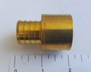 1 Pc. 1" Pex X 1" Female Sweat Adapter, One Inch Female Sweat Adapter 23-1-6=1 - Picture 1 of 4