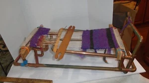 Antique vintage old crafters weaving loom parts made in the 60S - Picture 1 of 9