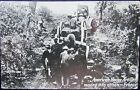 WWI, AMERICAN HEAVY ARTILLERY MOVING INTO ACTION PICTURE POSTCARD, USED 