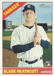 2015 Topps Heritage Baseball #691 Slade Heathcott RC 