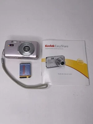 Kodak EasyShare V1003 10 MP Compact LCD Digital Camera Pink Battery PARTS ONLY - Image 1 of 4
