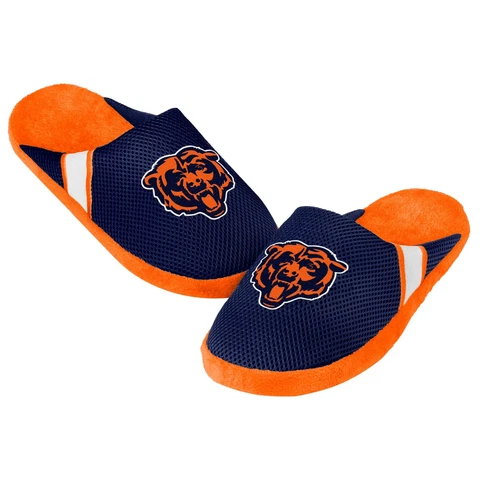 Chicago Bears Youth Jersey Mesh SLIDE SLIPPERS New - FREE U.S.A. SHIPPING Cover