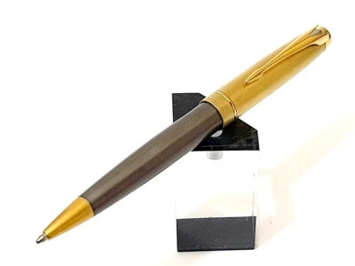 Geoff Hollington PARKER 100 Kugelschreiber Rauch-Bronze GT Grau Gold um 2003 - Bild 1 von 4