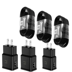 Adapter Fast Charger Type C With Phone Charging Cable For Samsung Galaxy Android - Picture 1 of 17