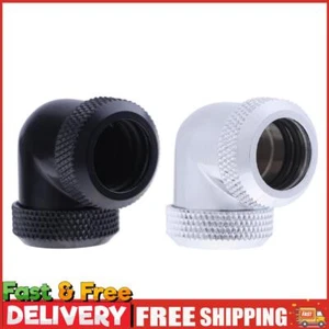 14mm OD G1/4 Inner Thread 90 Degree Tube Connector for PC Water Cooling ~ - Bild 1 von 13