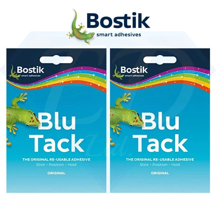 Blu Tack Sticky Re-usable Blue Tack Adhesive Putty Tac (Blue Blu Tac) Handy