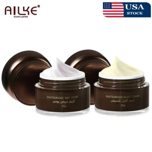 Skin Glow Day Night Facial Cream Brightening Face Care Cream Set Kojic Acid - Picture 1 of 12