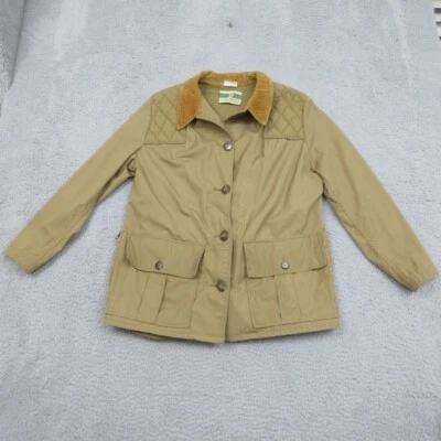 Vintage Game Winner Sportsman Jacket Men L Tan Hunting Field Coat Canvas Outdoor - Image 1 of 4