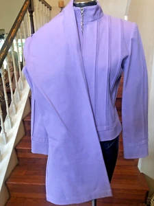 St. John by Marie grau Reißverschluss lila Jacke/Hose Set Taschen neu Gr. 2 - Bild 1 von 16