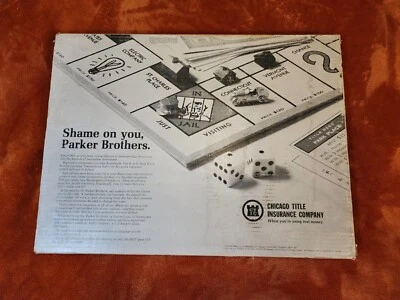Vtg 1964 MONOPOLY Board Game Red Box Parker Brothers COMPLETE w RARE  DUST COVER - Image 1 of 4