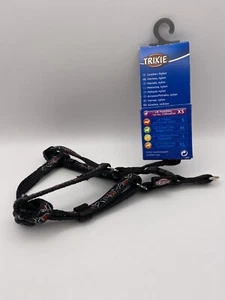 Hundegeschirr Geschirr Nylon Gr XS Herz Motiv 25-35cm/10mm Schwarz Trixie - Bild 1 von 2