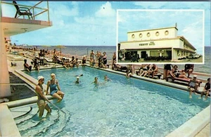 Tahiti Apartment Motel Miami Beach Florida Postcard Unposted - Picture 1 of 2