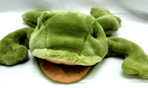 Gund Hand Puppet Green Frog Stuffed Animal Plush Exclusively for World Wildlife - Picture 1 of 16