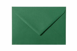 Briefumschläge Mini 25 St. Grün feuchtklebend - 5,2 x 7,1 cm 52 x 71 mm - Bild 1 von 2