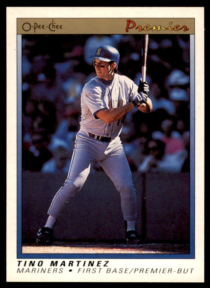 1991 O-Pee-Chee Premier Tino Martinez Seattle Mariners #76 - Image 1 of 2