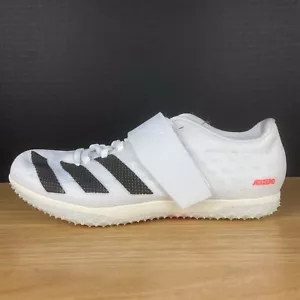 Talla 6 | Adidas Adizero HJ Salto Alto Puntas de Pista y Campo Blanco Negro GV9827 - Imagen 1 de 10