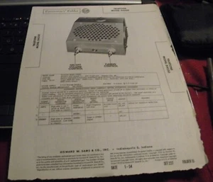 RECEPTOR COCHE TRUETONE AM MODELO: D4320 (SAMS PHOTOFACT 227-15) - Imagen 1 de 1