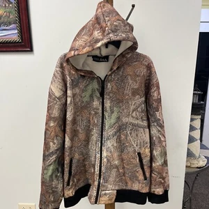 WFS Element Gear BURLY LITE CAMO Weather Resistant HUNT JACKET MENS HOODIE 3X - Picture 1 of 5