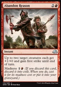 MTG 2x ABANDON REASON EXC - ABBANDONARE LA RAGIONE - EMN - MAGIC - Picture 1 of 1
