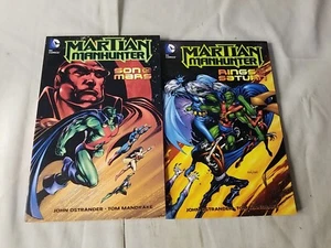 Lot Of 2 Martian Manhunter Rings Of Saturn Son of Mars Tpb DC Comics - Picture 1 of 2