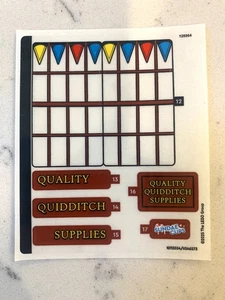 LEGO STICKER SHEET - 76452, Sht2, Quality Quidditch Supplies & Ice Cream Parlour - Picture 1 of 1