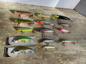 14 Stück Angelköder Crankbait Topwater Chug Bug Zara Spook Renegade She Dog - Bild 1 von 5