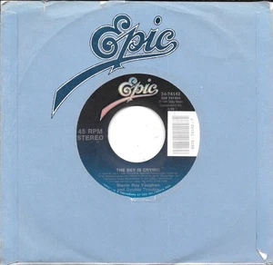 STEVIE RAY VAUGHAN The Sky Is Cryin' / Chitlins Con Carne 45 from 1991 - Picture 1 of 1