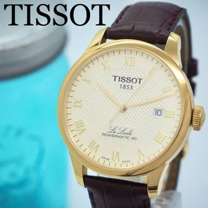 Selten Tissot Powermatic 80 Automatisch Le Locle Datum Herren Uhr mit Box - Bild 1 von 12