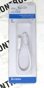 Liteline FBT6106-WH-3 LEDBar 6" Flexible Wire Connector 120V White - Picture 1 of 2