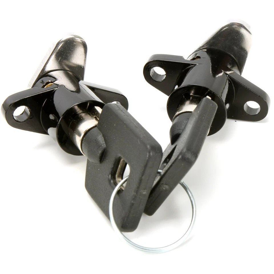 Kit de bloqueo + llave de alforja negra V-Twin Manufacturing - 77656B Foto 1 de 1