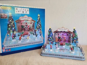 🎄 Lemax Christmas Grove Eisbahn - Sound Bewegung Musik beleuchtet - funktionstüchtig - Bild 1 von 19