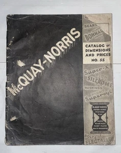 1936 McQuay-Norris Catalog of Dimensions No 55 1912-36 Auto With Price List - Picture 1 of 3